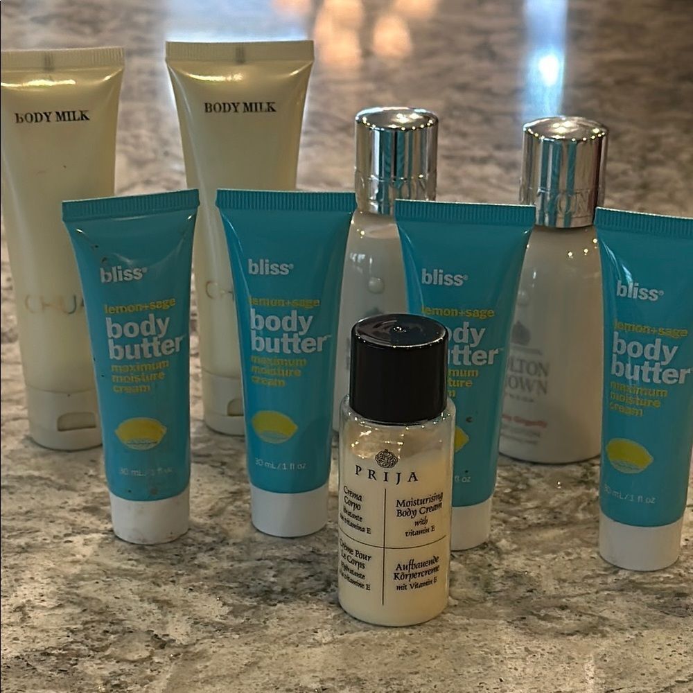 ✨ Bundle of Mini Lotions: Chuan, Molton Brown, Prija, and Bliss